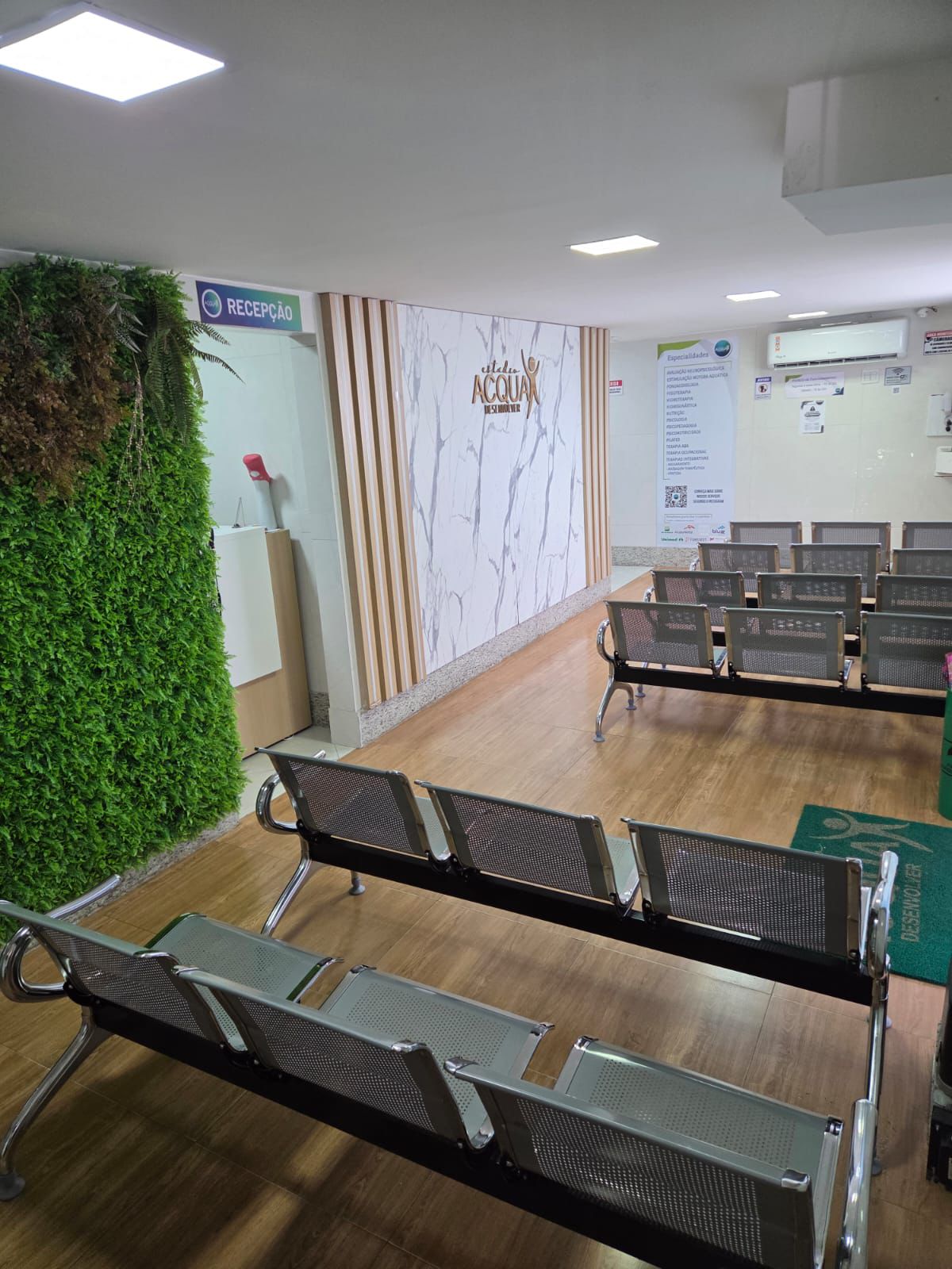 Espaço físico - Recepção Acqua Desenvolver